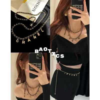 샤* 이니셜 체인 벨트목걸이