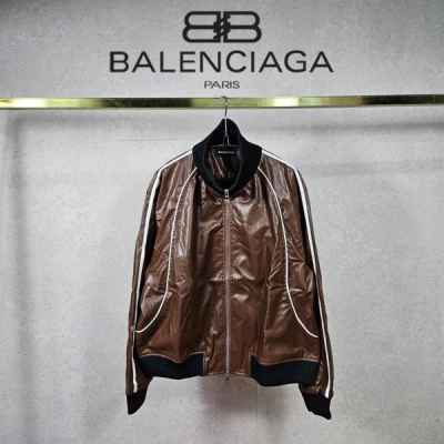 발**** 투웨이 레더 하이넥 자켓