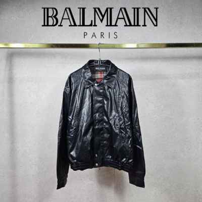 발* 투웨이 리버시블 레더체크 자켓