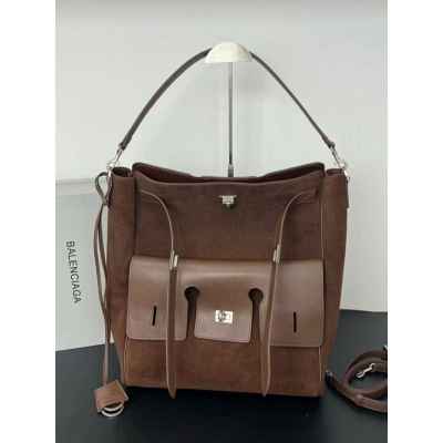 발**** 스웨이드 벨에어 토트백