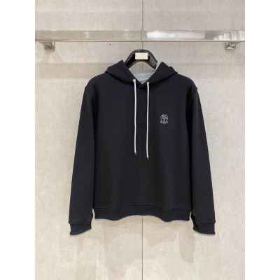 브*** 쿠치넬리 톤배색 후드(기모)