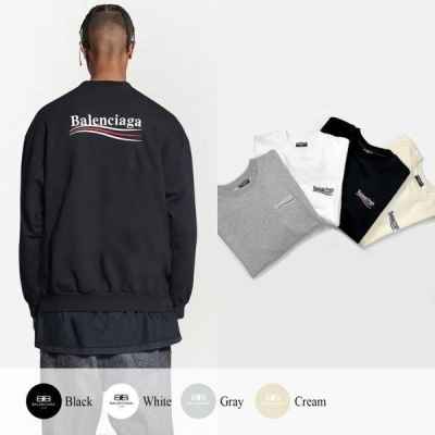 발**** 폴리티컬 캠페인 로고 자수 맨투맨