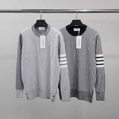 톰* 사선완장 스트라이프 울 니트