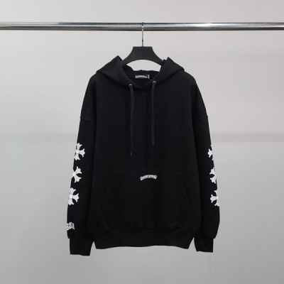 크* 멀티십자 오버핏 후드티