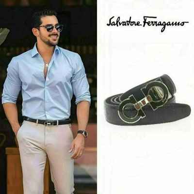 페*** 더블간치니 블랙장식벨트