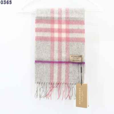 버** 체크 캐시미어 스카프 그레이 키즈용