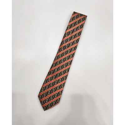 펜* FF 패턴 실크 넥타이
