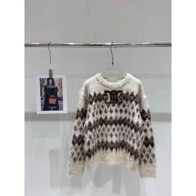 셀** 셰틀랜드 모헤어 크루넥 스웨터