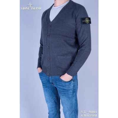 스* 미니포켓 울 브이넥 가디건