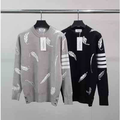 톰* 사선완장 페더 울 니트