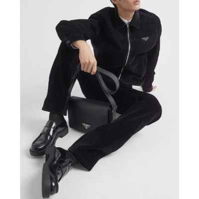 프** 초콜릿 브러시드 가죽 로퍼