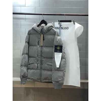 스* 나일론 메탈 에코닐 다운 패딩 자켓