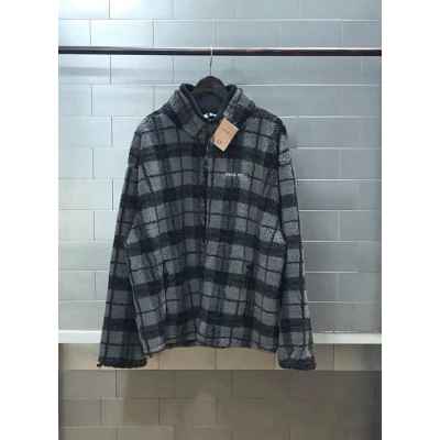 미*** 체크 플리스 집업 자켓