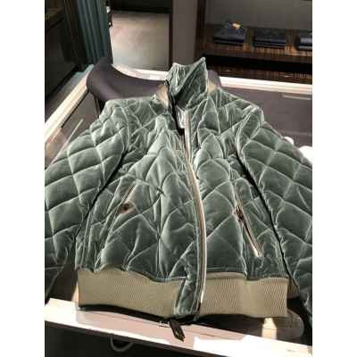 톰** 퀄팅 벨벳 패딩자켓