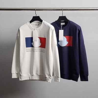 삼색 프린팅 코튼 맨투맨