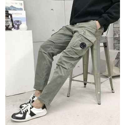 C* 컴퍼니 기모 절개 카고 밴딩 팬츠