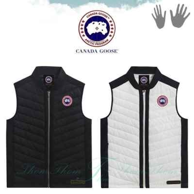 캐* 사선 배색 패딩 베스트