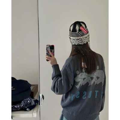 스** 서프맨 아이콘 니트  수입