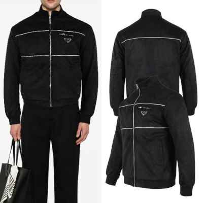 프** 삼각 스웨이드 자켓