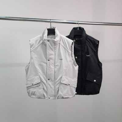 메* 마르지엘라 덕다운 엠보로고 패딩 조끼