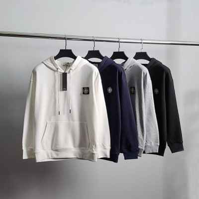 스* 자수사각 코튼 후드티