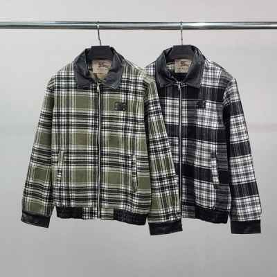 버** 래더패치 카라 누빔 자켓