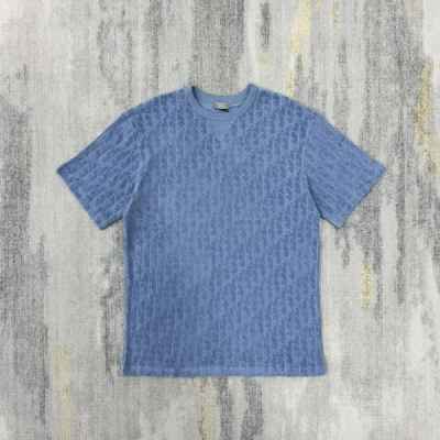 디* 오블리크 테리 코튼 반팔티  수입