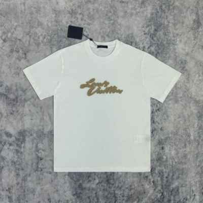 루* 25 엠브로이더드 라피아 로고 반팔티셔츠  수입