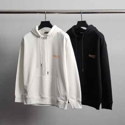 발**** 오렌지 웨이브 코튼 후드티