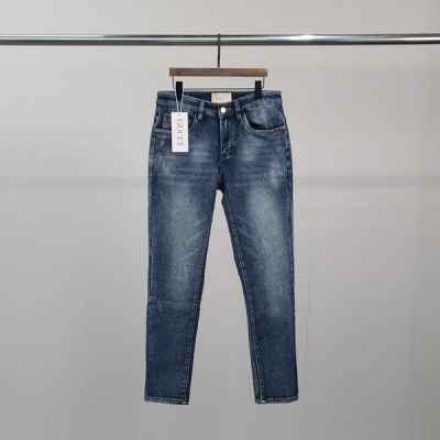 구* 레터링자수 워싱 청바지