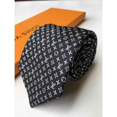 루* 모노그램 실크 넥타이
