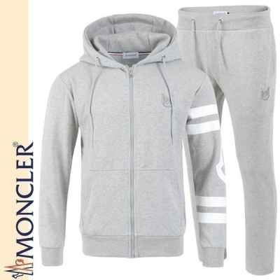 M자수 후드 집업 셋업