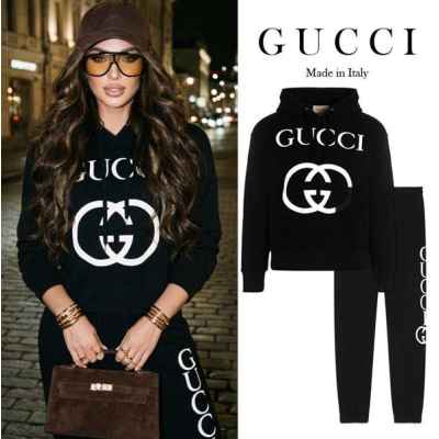 구* 빅로고 커플 후드셋트