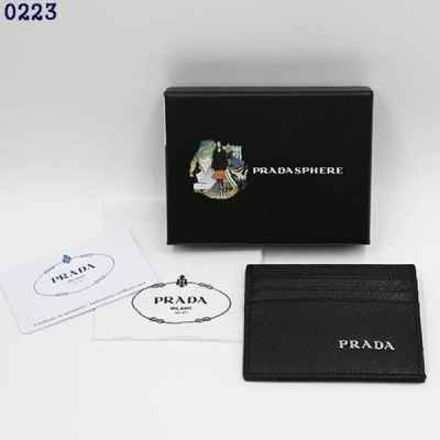 프** 사피아노 실버로고 레더 카드지갑