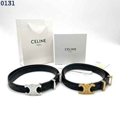 셀** 트리옹프 엠보싱 가죽 여성벨트 (블랙)