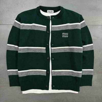 미*** 배색 라운드 가디건