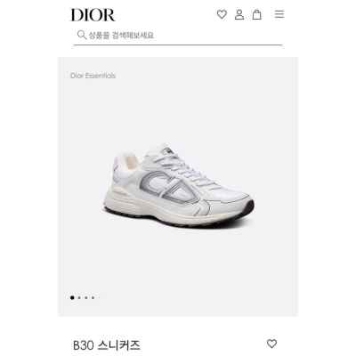디* B30 화이트 스니커즈