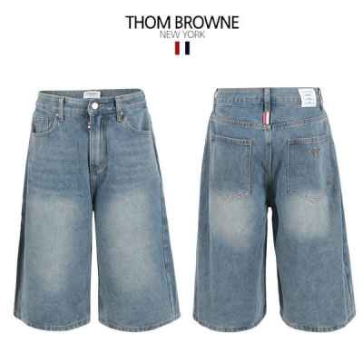 톰* 중청 8부 사이드핀턱 버뮤다 팬츠