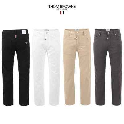 톰* 베이직 스판 스트레이트 코튼 팬츠