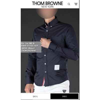 톰* RWB 트리밍 셔츠