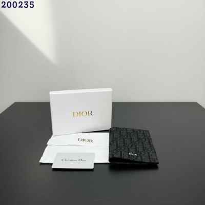 디* 오블리크 자카드 여권지갑 (오블리크 블랙)