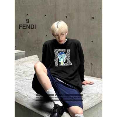 펜* ff선 인형 디자인 긴팔티셔츠 (시보리없음)