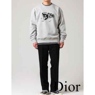 디* 슬러브 코튼 저지 맨투맨