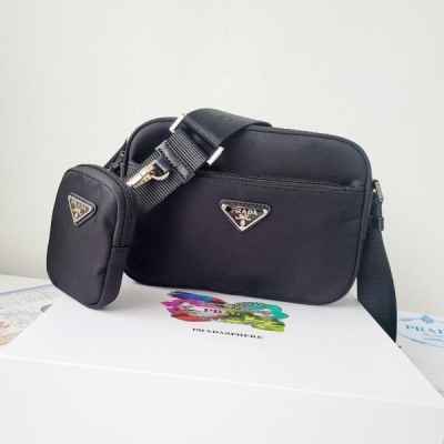 프** 더팩토리 삼각 로고 리나일론 크로스백 1BC167