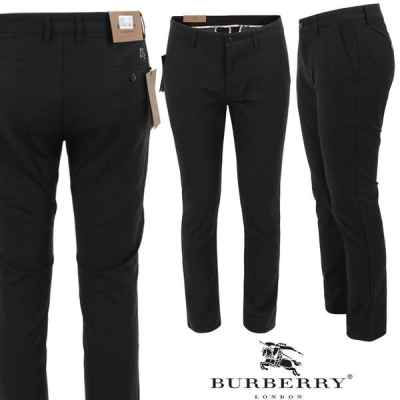 버** 기마 자수 코튼 슬랙스