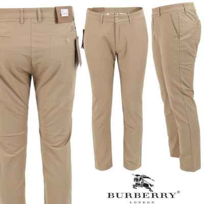 버** 기마 자수 코튼 슬랙스