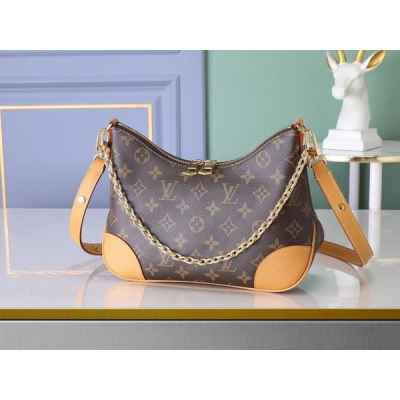 루* 불로뉴 내추럴 호보 크로스백