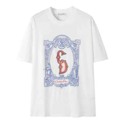 디* 자수 티셔츠