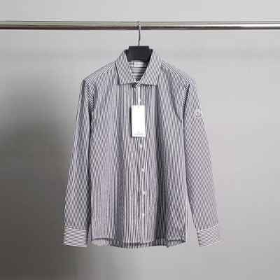 로고와펜 스트라이프셔츠