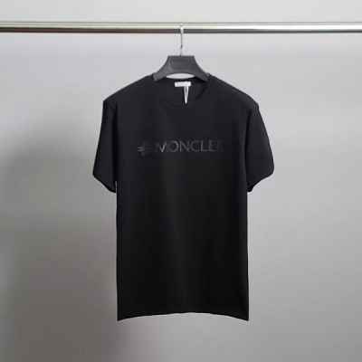 블랙 암로고 코튼 반팔티